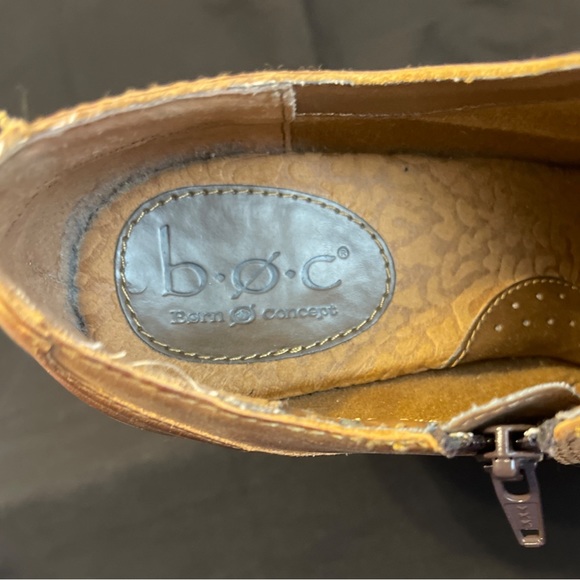 Born of Concept Heeled Leather Booties - Picture 4 of 8